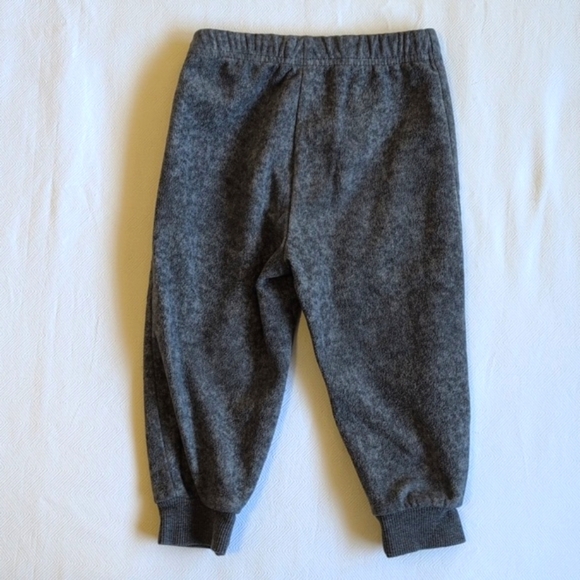 george basic gray fleece joggers pants 12-18 months baby unisex - Picture 5 of 5
